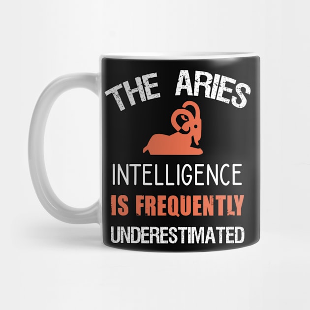 The aries intelligence is frequently underestimated by cypryanus